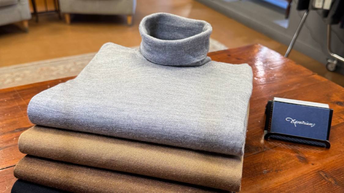 Dolce Wool & Silk Turtlenecks